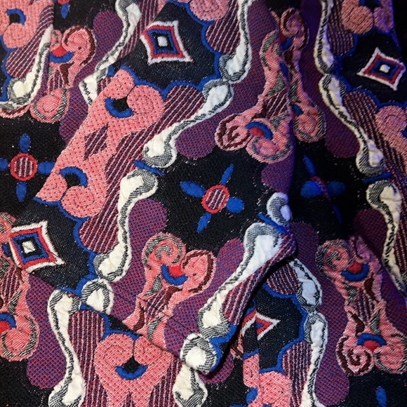 Zara Multicolored Textured Mock Neck Top - Size Large Preloved - Picture 7 of 7